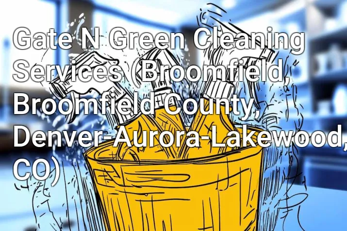 Gate N Green Cleaning Services (Broomfield, Broomfield County, Denver-Aurora-Lakewood, CO)