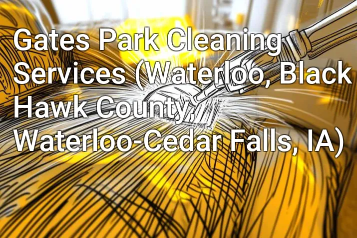 Gates Park Cleaning Services (Waterloo, Black Hawk County, Waterloo-Cedar Falls, IA)