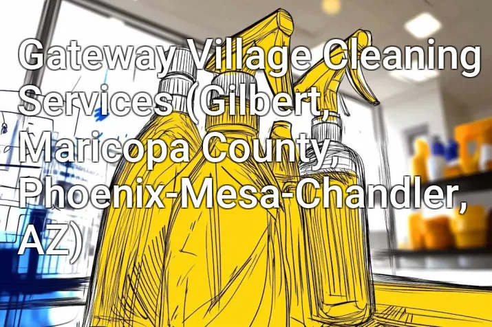 Gateway Village Cleaning Services (Gilbert, Maricopa County, Phoenix-Mesa-Chandler, AZ)