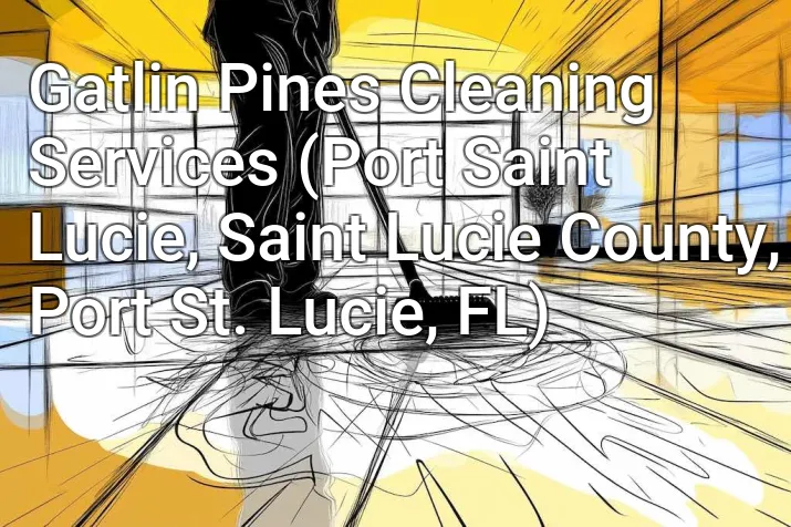 Gatlin Pines Cleaning Services (Port Saint Lucie, Saint Lucie County, Port St. Lucie, FL)