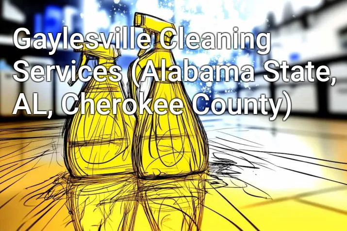 Gaylesville Cleaning Services (Alabama State, AL, Cherokee County)