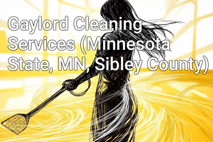 Gaylord Cleaning Services (Minnesota State, MN, Sibley County)
