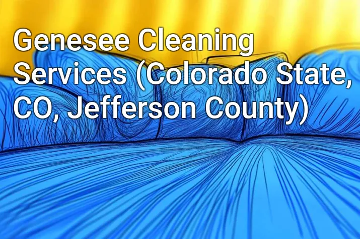 Genesee Cleaning Services (Colorado State, CO, Jefferson County)