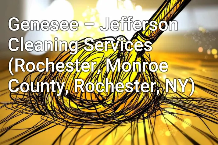 Genesee – Jefferson Cleaning Services (Rochester, Monroe County, Rochester, NY)