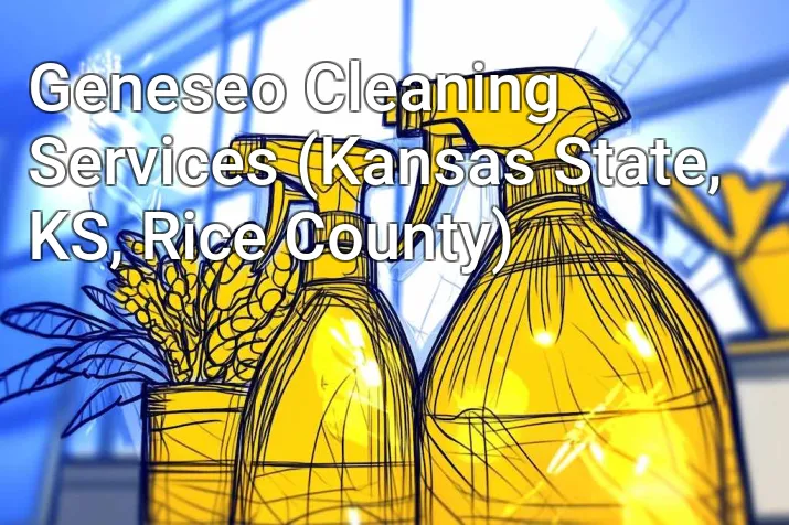 Geneseo Cleaning Services (Kansas State, KS, Rice County)