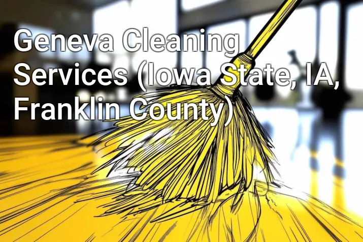 Geneva Cleaning Services (Iowa State, IA, Franklin County)