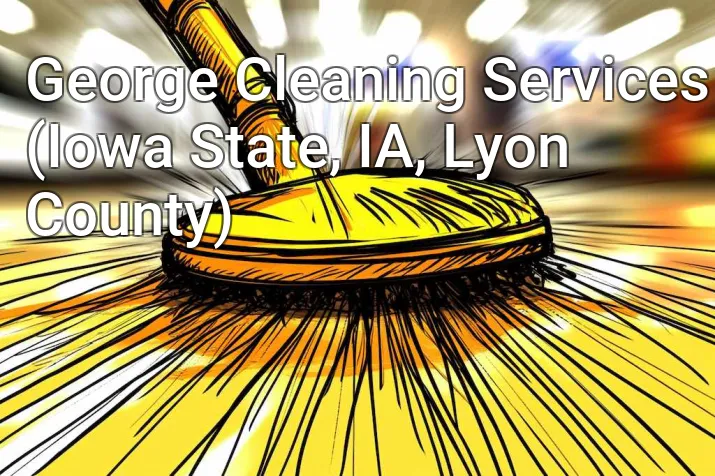 George Cleaning Services (Iowa State, IA, Lyon County)