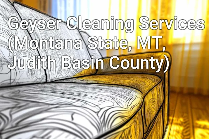 Geyser Cleaning Services (Montana State, MT, Judith Basin County)