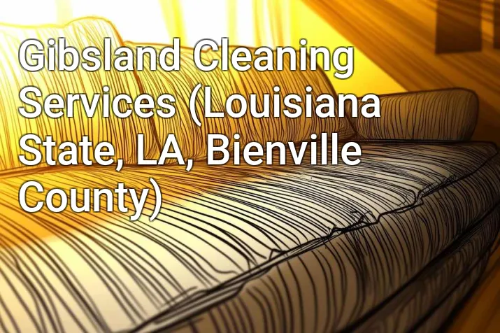 Gibsland Cleaning Services (Louisiana State, LA, Bienville County)