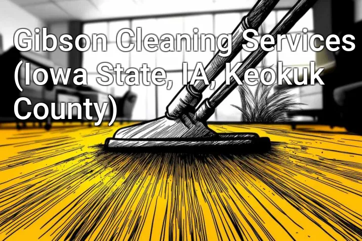 Gibson Cleaning Services (Iowa State, IA, Keokuk County)