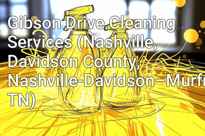 Gibson Drive Cleaning Services (Nashville, Davidson County, Nashville-Davidson–Murfreesboro–Franklin, TN)
