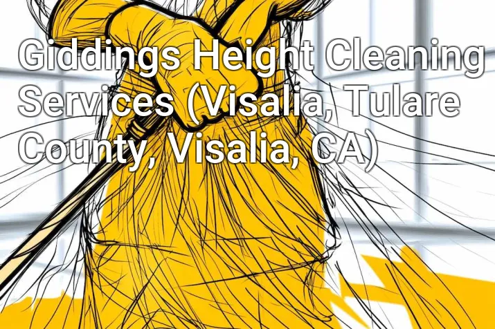 Giddings Height Cleaning Services (Visalia, Tulare County, Visalia, CA)