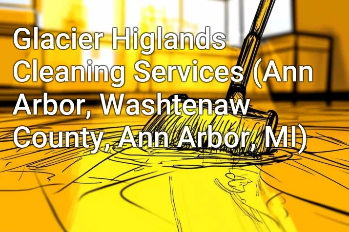Glacier Higlands Cleaning Services (Ann Arbor, Washtenaw County, Ann Arbor, MI)