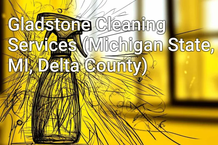Gladstone Cleaning Services (Michigan State, MI, Delta County)