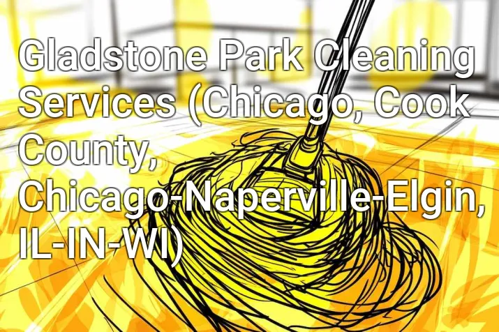 Gladstone Park Cleaning Services (Chicago, Cook County, Chicago-Naperville-Elgin, IL-IN-WI)