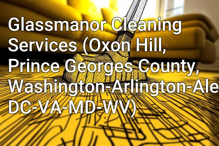 Glassmanor Cleaning Services (Oxon Hill, Prince Georges County, Washington-Arlington-Alexandria, DC-VA-MD-WV)