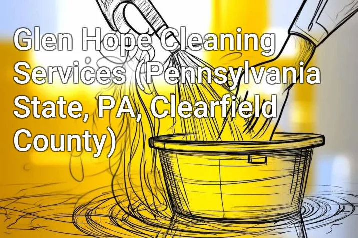Glen Hope Cleaning Services (Pennsylvania State, PA, Clearfield County)