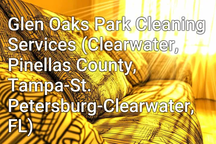 Glen Oaks Park Cleaning Services (Clearwater, Pinellas County, Tampa-St. Petersburg-Clearwater, FL)