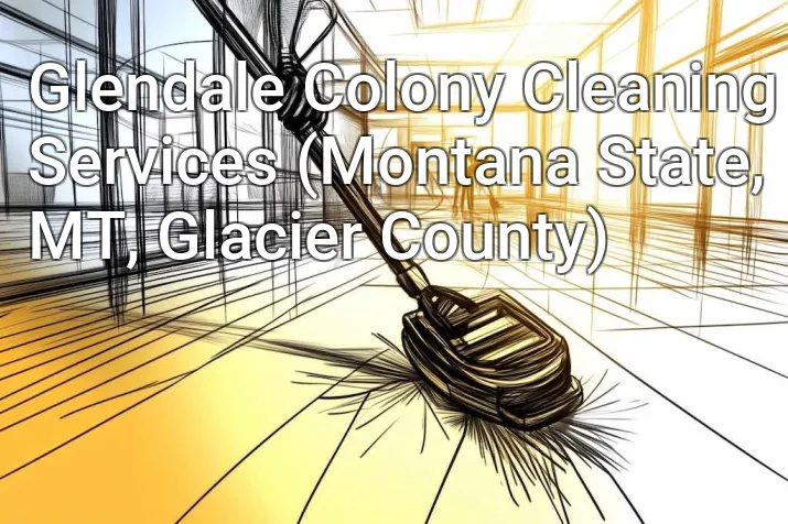 Glendale Colony Cleaning Services (Montana State, MT, Glacier County)