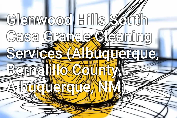 Glenwood Hills South Casa Grande Cleaning Services (Albuquerque, Bernalillo County, Albuquerque, NM)