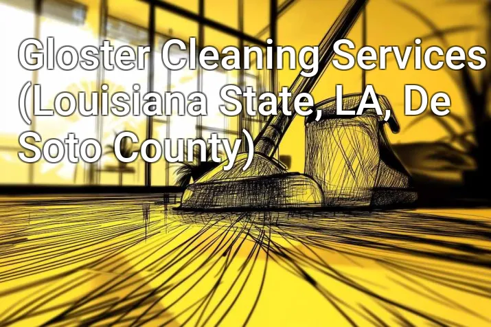 Gloster Cleaning Services (Louisiana State, LA, De Soto County)