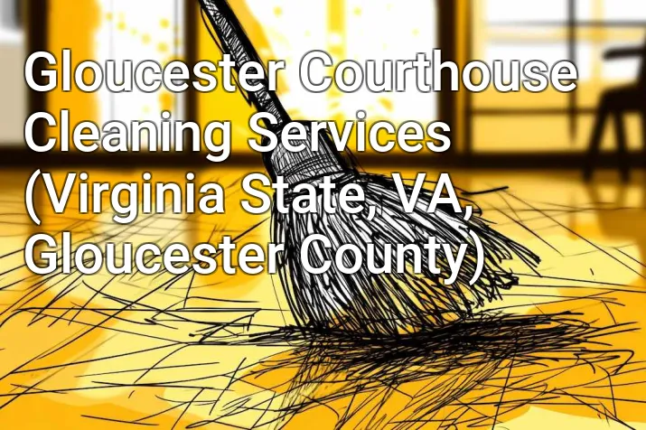 Gloucester Courthouse Cleaning Services (Virginia State, VA, Gloucester County)