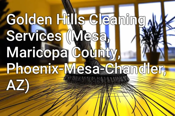 Golden Hills Cleaning Services (Mesa, Maricopa County, Phoenix-Mesa-Chandler, AZ)