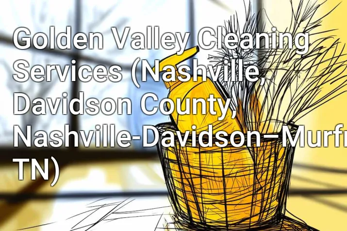 Golden Valley Cleaning Services (Nashville, Davidson County, Nashville-Davidson–Murfreesboro–Franklin, TN)