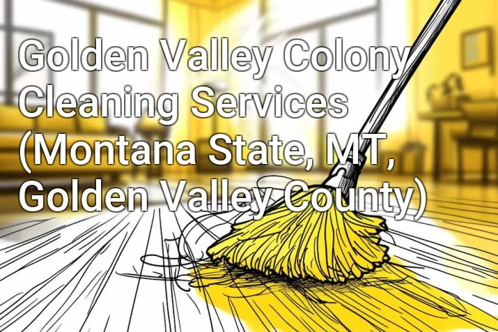 Golden Valley Colony Cleaning Services (Montana State, MT, Golden Valley County)