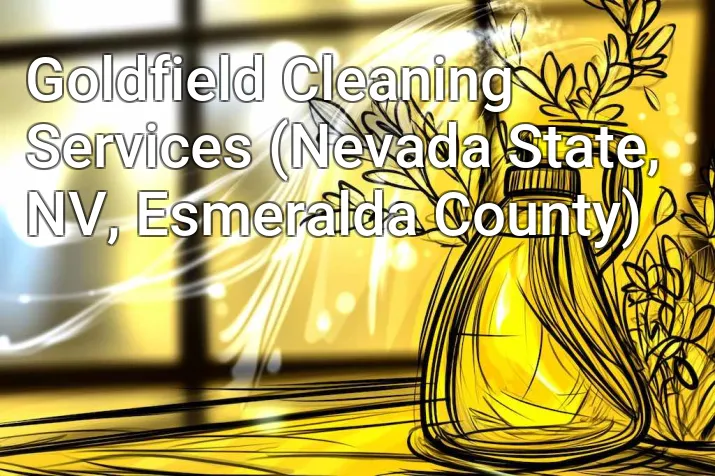 Goldfield Cleaning Services (Nevada State, NV, Esmeralda County)