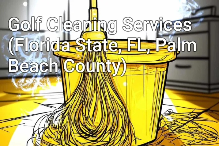 Golf Cleaning Services (Florida State, FL, Palm Beach County)