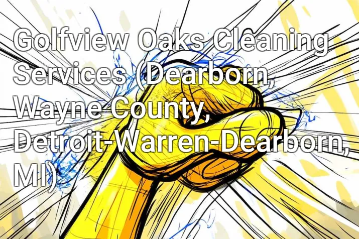 Golfview Oaks Cleaning Services (Dearborn, Wayne County, Detroit-Warren-Dearborn, MI)