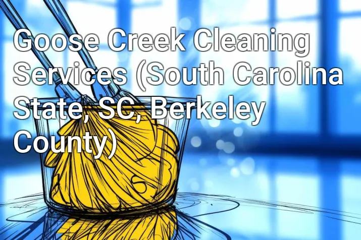 Goose Creek Cleaning Services (South Carolina State, SC, Berkeley County)