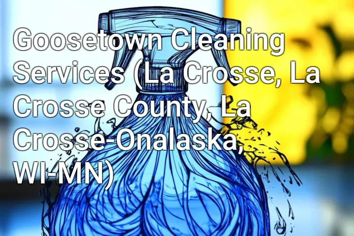 Goosetown Cleaning Services (La Crosse, La Crosse County, La Crosse-Onalaska, WI-MN)
