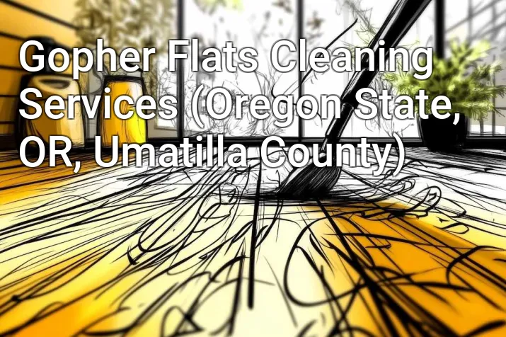 Gopher Flats Cleaning Services (Oregon State, OR, Umatilla County)