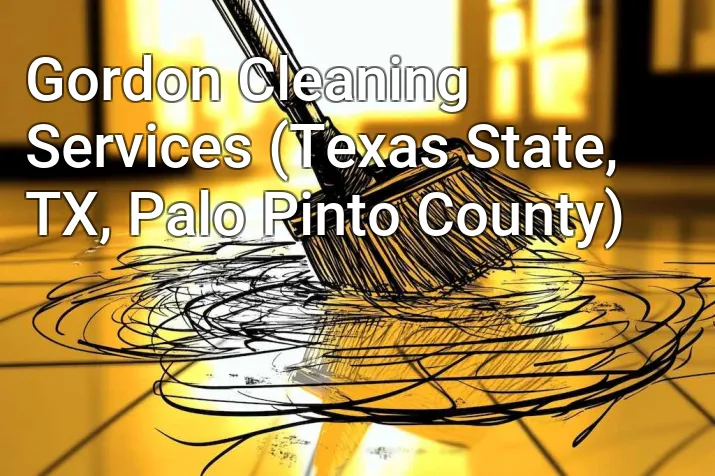 Gordon Cleaning Services (Texas State, TX, Palo Pinto County)