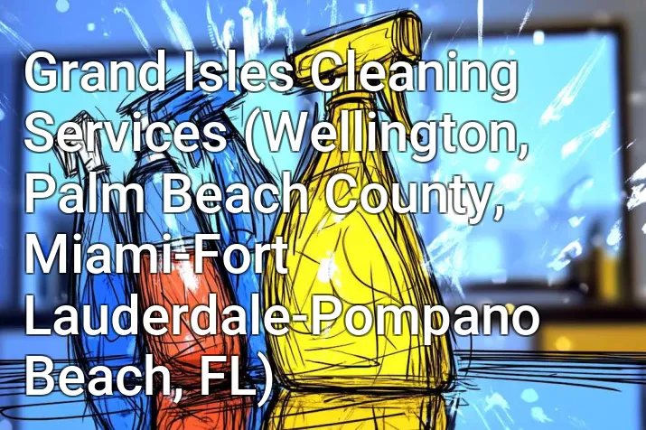 Grand Isles Cleaning Services (Wellington, Palm Beach County, Miami-Fort Lauderdale-Pompano Beach, FL)