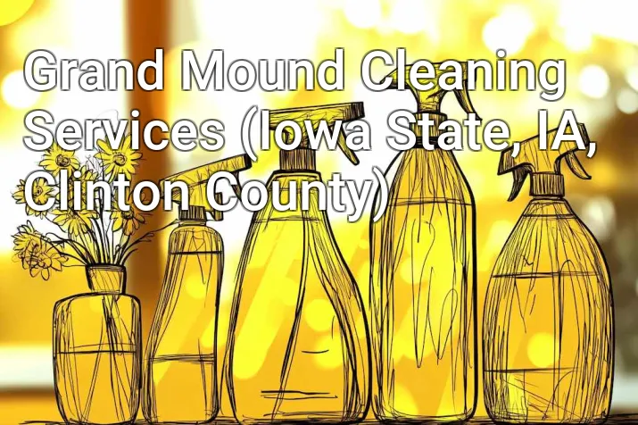 Grand Mound Cleaning Services (Iowa State, IA, Clinton County)