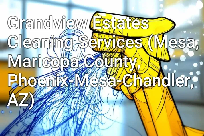 Grandview Estates Cleaning Services (Mesa, Maricopa County, Phoenix-Mesa-Chandler, AZ)