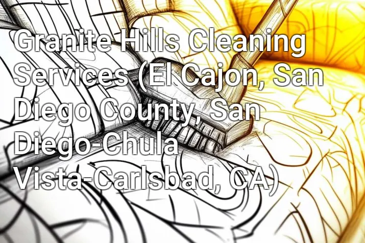Granite Hills Cleaning Services (El Cajon, San Diego County, San Diego-Chula Vista-Carlsbad, CA)