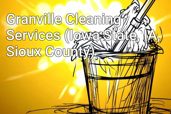 Granville Cleaning Services (Iowa State, IA, Sioux County)