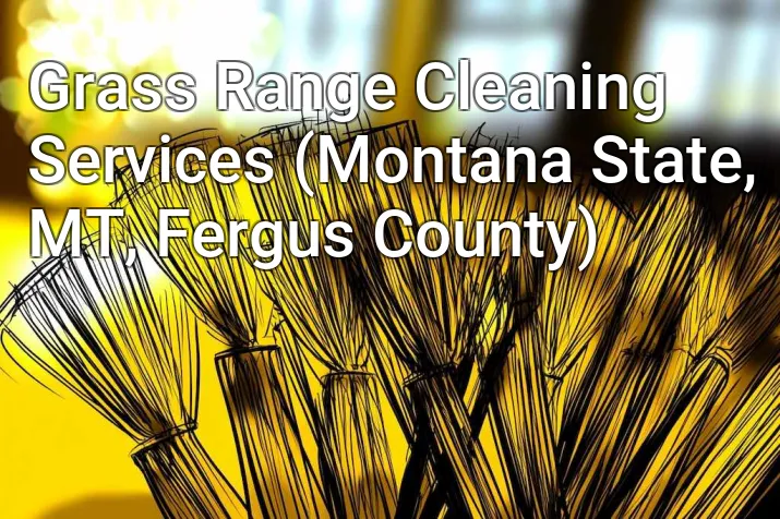Grass Range Cleaning Services (Montana State, MT, Fergus County)