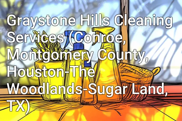 Graystone Hills Cleaning Services (Conroe, Montgomery County, Houston-The Woodlands-Sugar Land, TX)