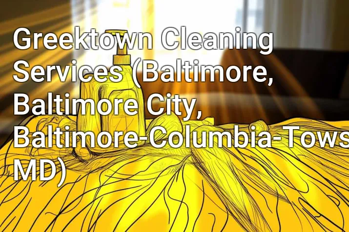 Greektown Cleaning Services (Baltimore, Baltimore City, Baltimore-Columbia-Towson, MD)