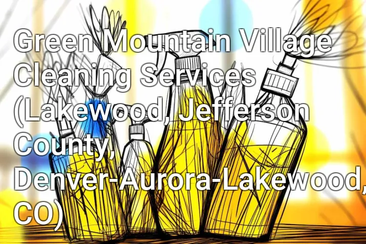 Green Mountain Village Cleaning Services (Lakewood, Jefferson County, Denver-Aurora-Lakewood, CO)