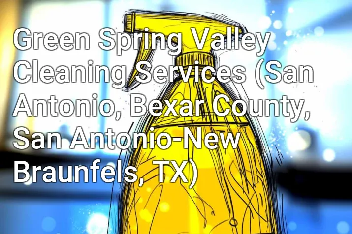 Green Spring Valley Cleaning Services (San Antonio, Bexar County, San Antonio-New Braunfels, TX)