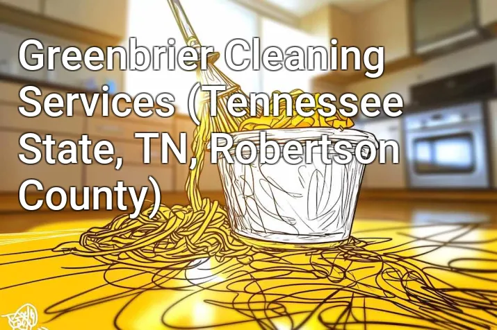 Greenbrier Cleaning Services (Tennessee State, TN, Robertson County)