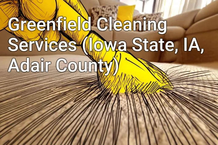 Greenfield Cleaning Services (Iowa State, IA, Adair County)