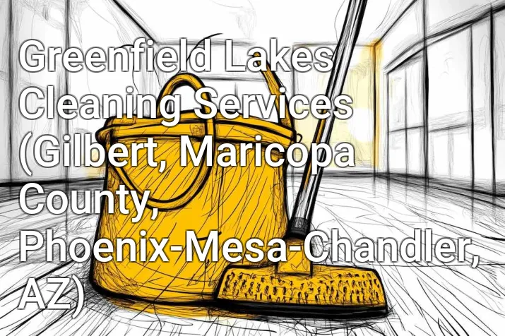 Greenfield Lakes Cleaning Services (Gilbert, Maricopa County, Phoenix-Mesa-Chandler, AZ)