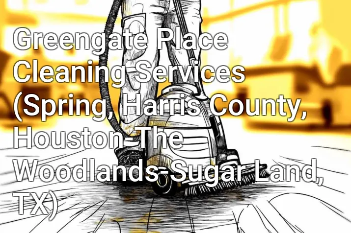 Greengate Place Cleaning Services (Spring, Harris County, Houston-The Woodlands-Sugar Land, TX)